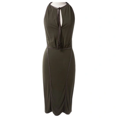 Pre-owned Dsquared2 Mid-length Dress In Khaki