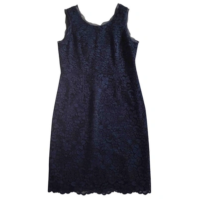 Pre-owned Gerard Darel Mid-length Dress In Navy