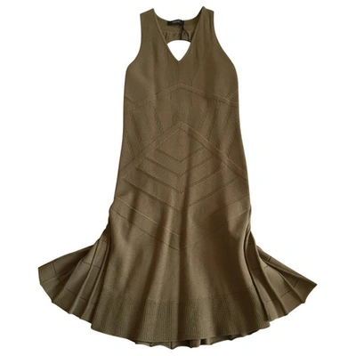 Pre-owned Versace Dress In Brown