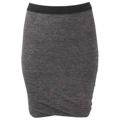 Pre-owned Alexander Wang T Skirt In Grey