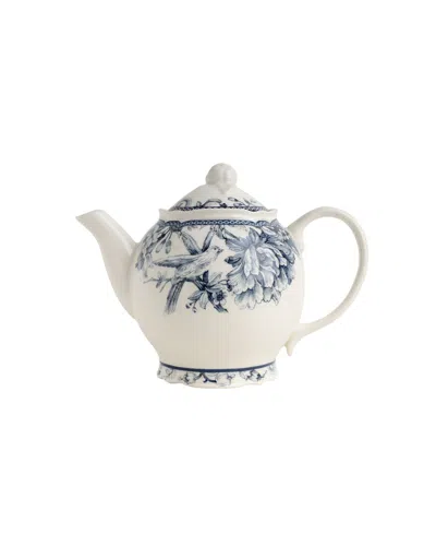 222 Fifth Adelaide Blue Teapot, 22 Oz.