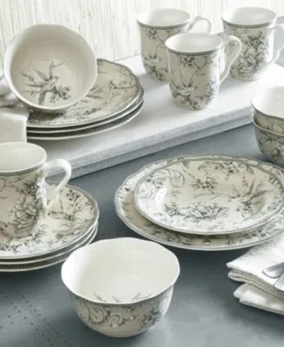 222 Fifth Adelaide Dinnerware Collection In Dark Blue