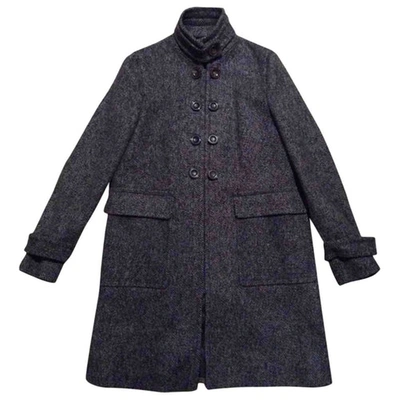 Pre-owned Daniele Alessandrini Trench Coat In Anthracite
