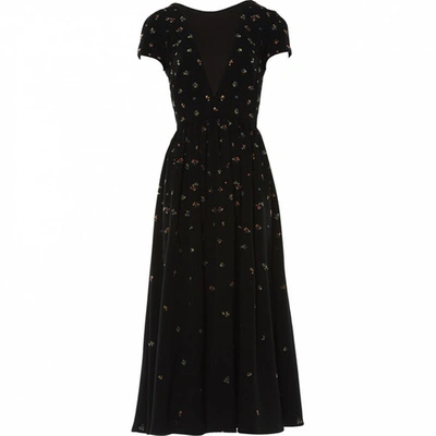Pre-owned Manoush Maxi Dress In Black