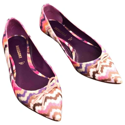 Pre-owned Missoni Ballet Flats In Multicolour