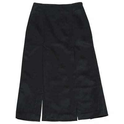 Pre-owned Rosetta Getty Mid-length Skirt In Black