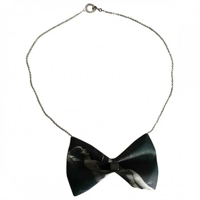 Pre-owned Pinko Necklace In Black