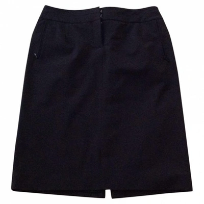 Pre-owned Piazza Sempione Mini Skirt In Black