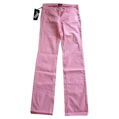 Pre-owned Costume National Pink Jeans