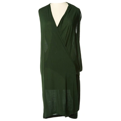 Pre-owned Acne Studios Mini Dress In Khaki