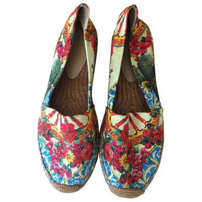 Pre-owned Dolce & Gabbana Cloth Espadrilles In Other