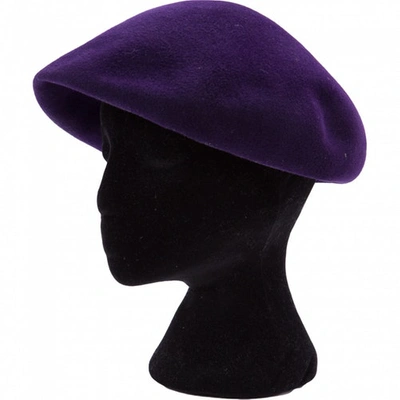 Pre-owned Philippe Model Purple Hat