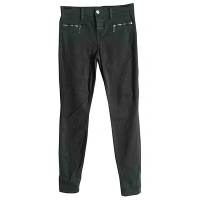 Pre-owned J Brand Slim Pants In Green