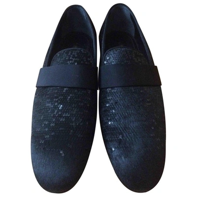 Pre-owned Louis Vuitton Flats In Black