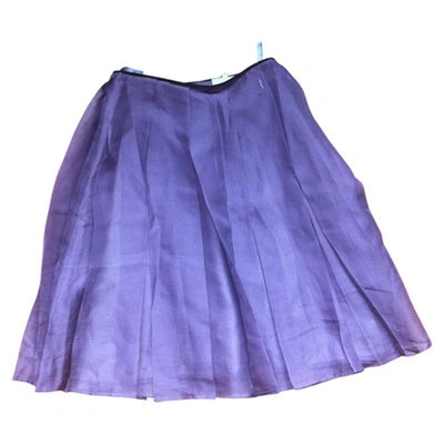 Pre-owned Paul Smith Purple Skirt