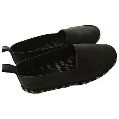 Pre-owned Proenza Schouler Leather Flats In Black