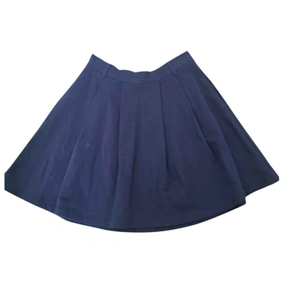 Pre-owned Petit Bateau Mid-length Skirt In Blue