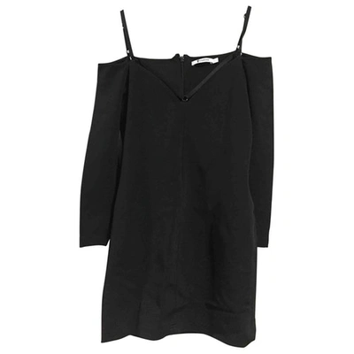 Pre-owned Alexander Wang T Mini Dress In Black