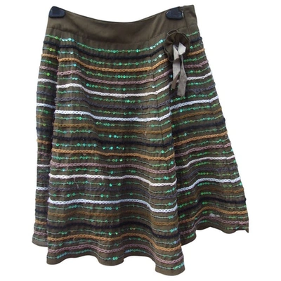 Pre-owned Essentiel Antwerp Mid-length Skirt In Brown