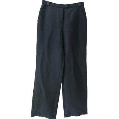 Pre-owned Giorgio Armani Large Pants In Blue