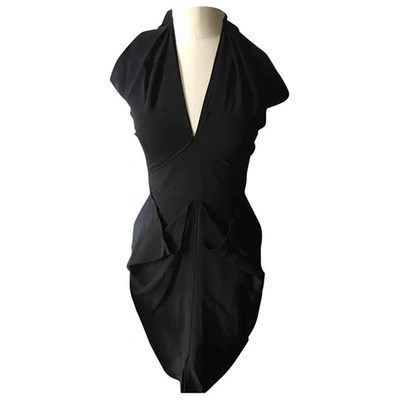 Pre-owned Rm By Roland Mouret Mid-length Dress In Black