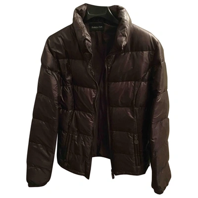 Pre-owned Patrizia Pepe Puffer In Brown