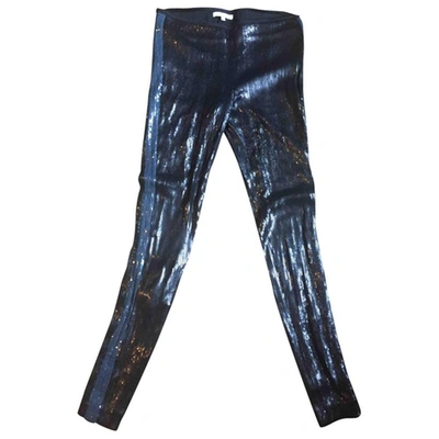 Pre-owned French Connection Black Polyester Trousers