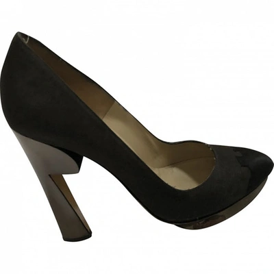 Pre-owned Nicholas Kirkwood Cloth Heels In Black