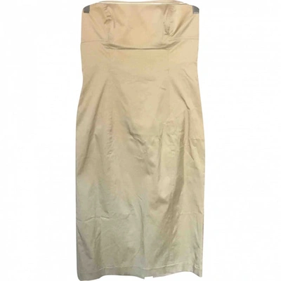 Pre-owned Paco Rabanne Mini Dress In Gold