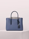 Kate Spade Margaux Large Satchel In Celestial Blue Multi