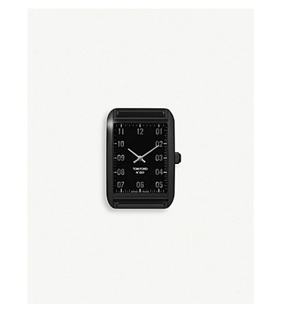 Tom Ford Mens Black Matte Velvet Tft00100606 001 Stainless-steel Watch