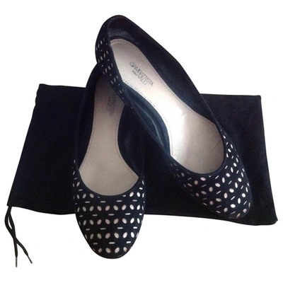 Pre-owned Giambattista Valli Black Ballet Flats