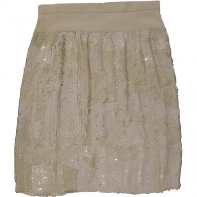 Pre-owned Dries Van Noten White Skirt