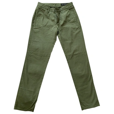 Pre-owned Department 5 Slim Pants In Green