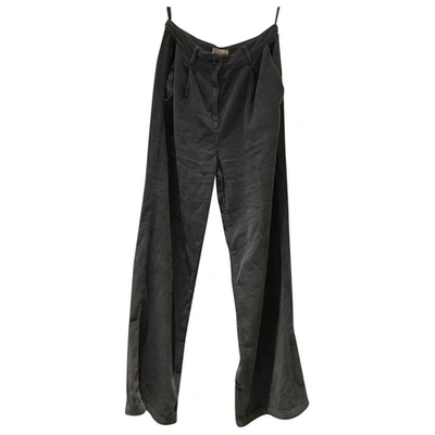 Pre-owned Chloé Stora Large Pants In Blue