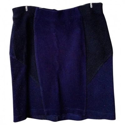 Pre-owned Kain Mini Skirt In Blue