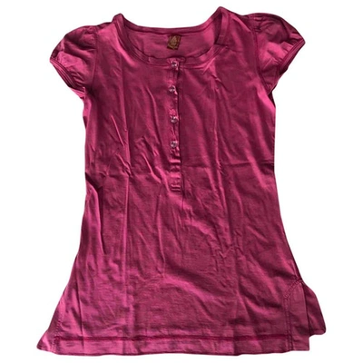Pre-owned Dondup Pink Cotton Top