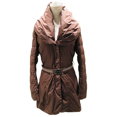 Pre-owned Pinko Brown Coat