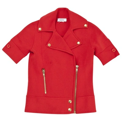 Pre-owned Sonia By Sonia Rykiel Red Jacket