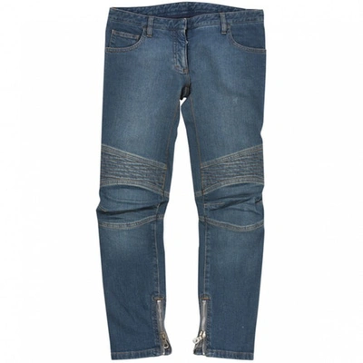 Pre-owned Balmain Blue Jeans