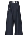 High By Claire Campbell Cropped Pants & Culottes In Dark Blue