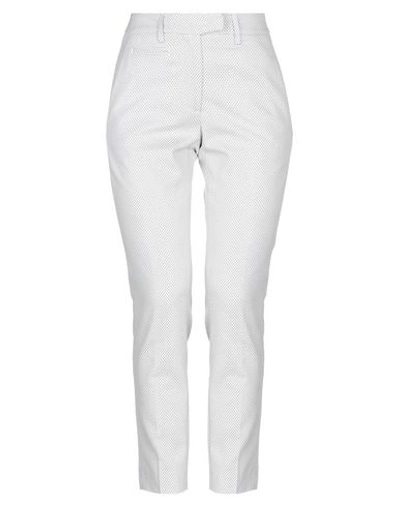 DONDUP DONDUP WOMAN PANTS LIGHT GREY SIZE 28 COTTON, POLYAMIDE, POLYESTER, ELASTANE,13404598BP 8