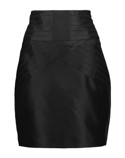 Pierre Balmain Mini Skirt In Black