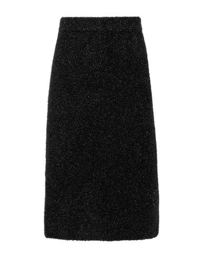 Calvin Klein Collection Midi Skirts In Black