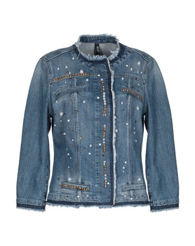 Liu •jo Denim Outerwear In Blue