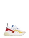 Stella Mccartney Eclypse Printed Faux Leather And Suede Exaggerated-sole Sneakers In White