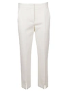 MAX MARA IVORY WOOL PANTS,11131718