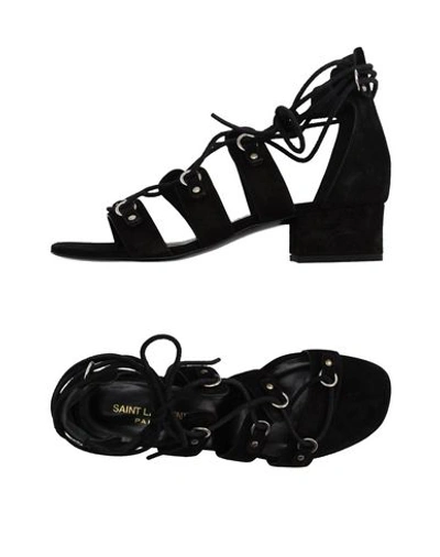 Saint Laurent 凉鞋 In Black