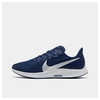 Nike Men's Air Zoom Pegasus 36 Running Sneakers From Finish Line In Blue/ Metallic Silver/ Coastal