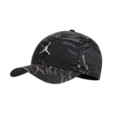 Nike Jordan Legacy91 Camo Adjustable Hat In Black